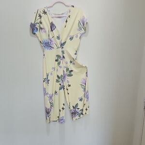 Floral Yellow Jumpsuit